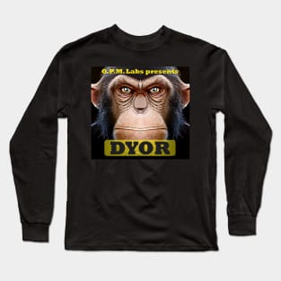 Funny DYOR Bored Ape Crypto Meme Long Sleeve T-Shirt